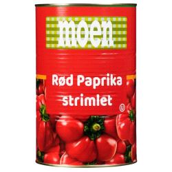 Røde paprika strimler 5kg