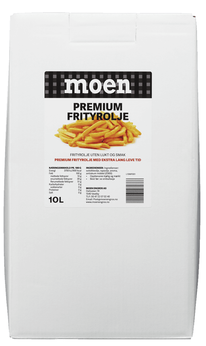 Frityrolje 10 L,Long life BIB